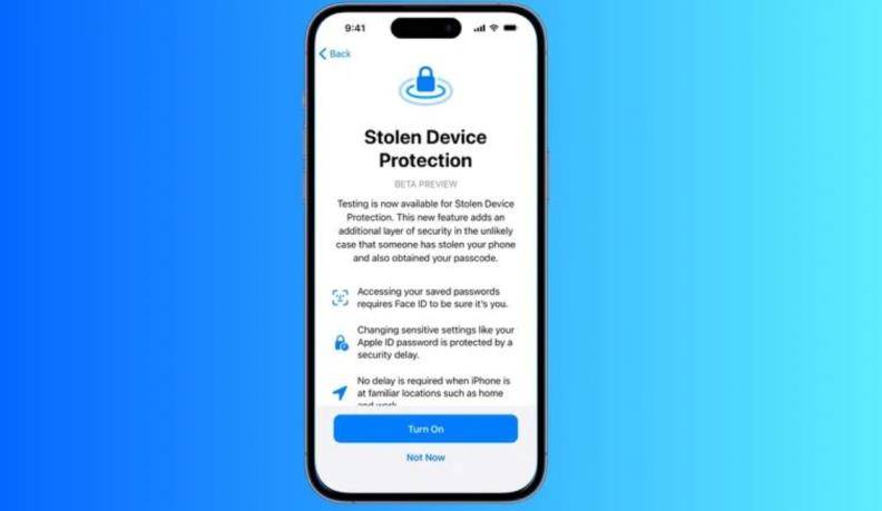 第1张-iOS17.3如何使用失窃设备保护功能 iOS17.3失窃设备保护-恩蓝科技